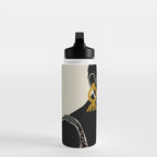 Black Hair No. 6 Water Bottle Gallery Image 3