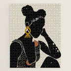 Black Hair No. 6 Jigsaw Puzzle Gallery Image 1