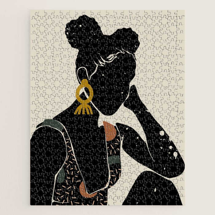 Black Hair No. 6 Jigsaw Puzzle Gallery Image 1