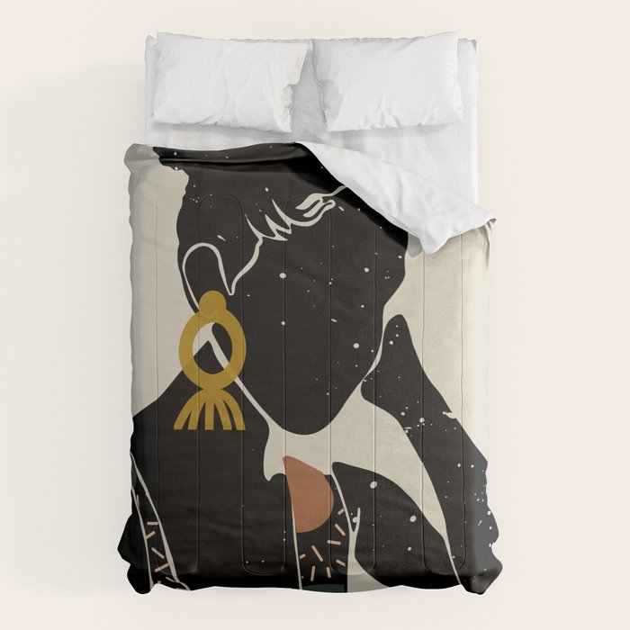 Black Hair No. 6 Comforter Gallery Image 6
