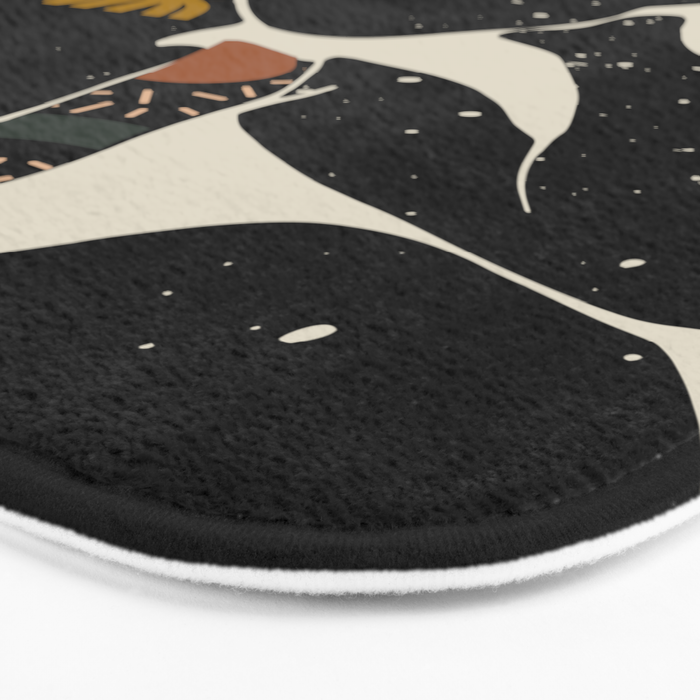 Black Hair No. 6 Bath Mat Gallery Image 3