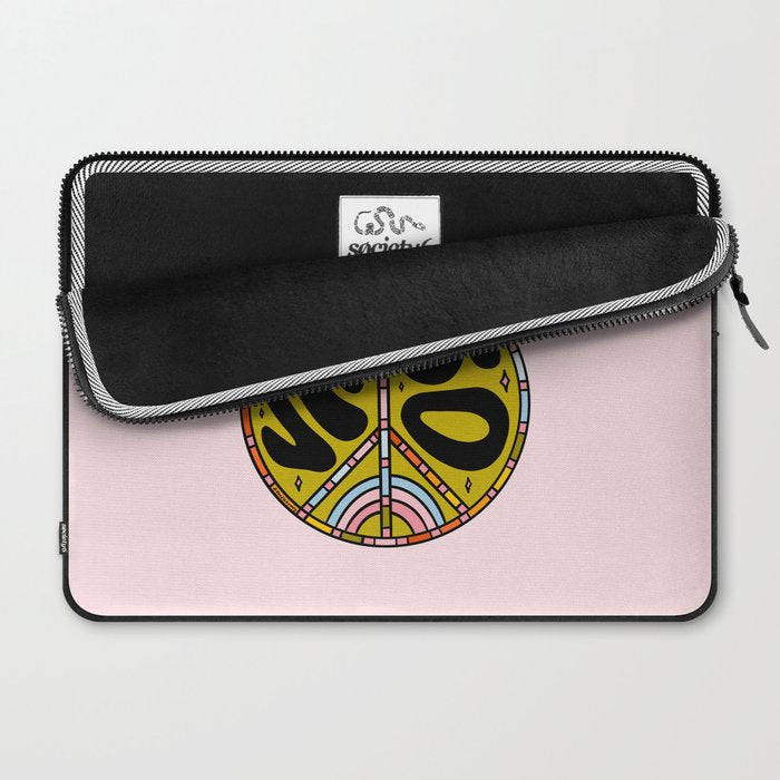 Virgo Peace Sign Laptop Sleeve Gallery Image 2