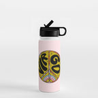 Virgo Peace Sign Water Bottle Gallery Image 1