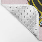 Virgo Peace Sign Bath Mat Gallery Image 2