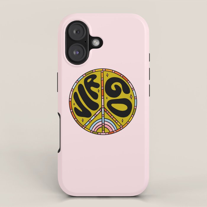 Virgo Peace Sign iPhone Case Gallery Image 1
