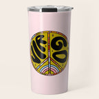 Virgo Peace Sign Travel Mug Gallery Image 1