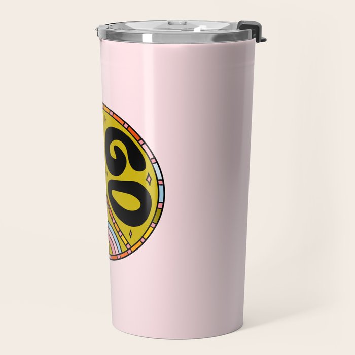 Virgo Peace Sign Travel Mug Gallery Image 2