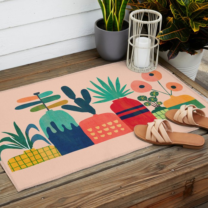 Plant mania Outdoor Rug Gallery Image 2