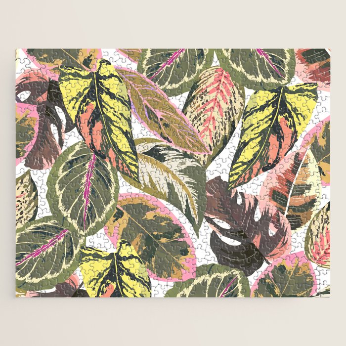 Wild jungle botanical leaves 63 Jigsaw Puzzle Gallery Image 1
