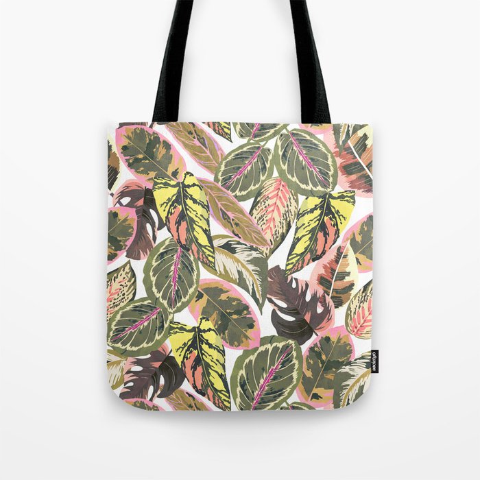 Wild jungle botanical leaves 63 Tote Bag Gallery Image 1