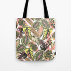 Wild jungle botanical leaves 63 Tote Bag Gallery Image 1