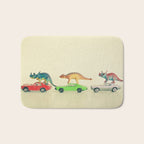 Dinosaurs Ride Cars Bath Mat Gallery Image 1
