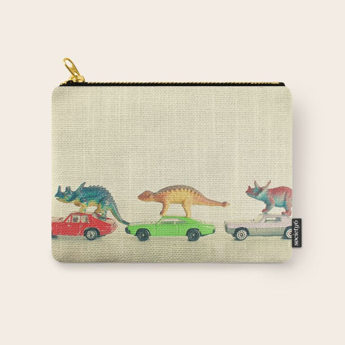 Dinosaurs Ride Cars Carry All Pouch Gallery Image 1