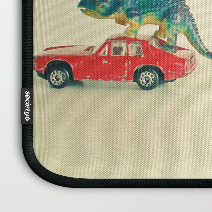 Dinosaurs Ride Cars Laptop Sleeve Gallery Image 3