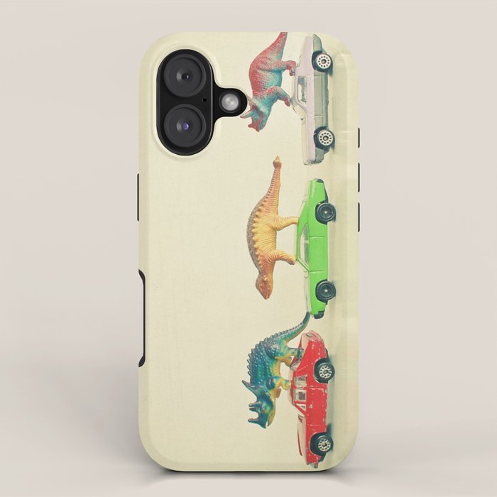 Dinosaurs Ride Cars iPhone Case Gallery Image 1