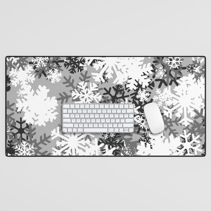 Snowflake Camo Desk Mat Gallery Image 1