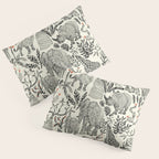 Wildlife Safari black ´n white Pillow Sham Gallery Image 3