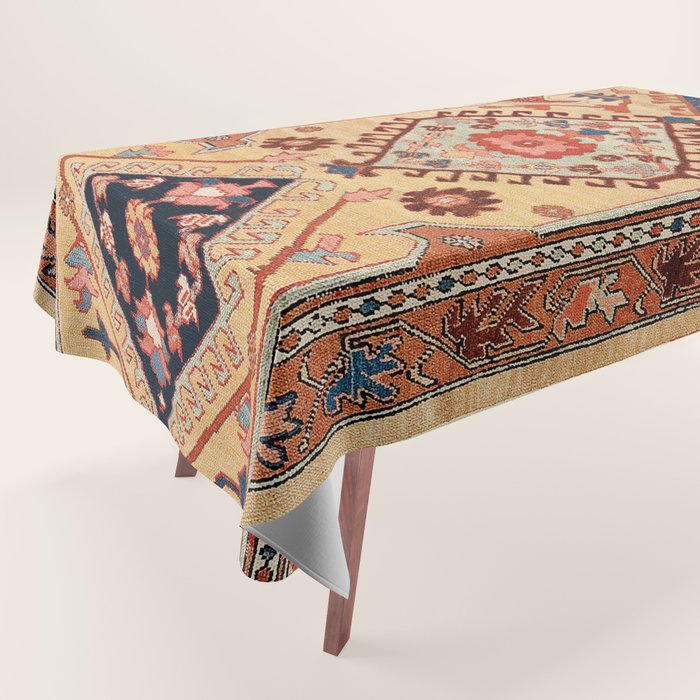 Bakhshaish Azerbaijan Northwest Persian Long Rug Print Tablecloth Gallery Image 1