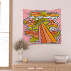 Virgo UFO Wall Tapestry Gallery Image 2
