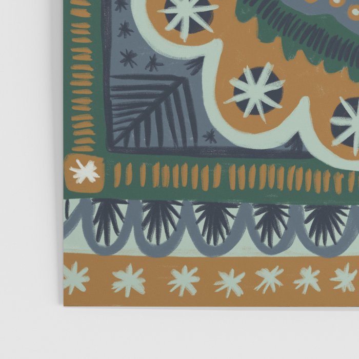 Winter Symmetric Pattern Poster Gallery Image 3