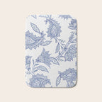 Oriental classic floral paisley - Delft Blue Bath Mat Gallery Image 1