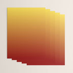 OMBRE RUST YELLOW COLOR Wrapping Paper Gallery Image 3