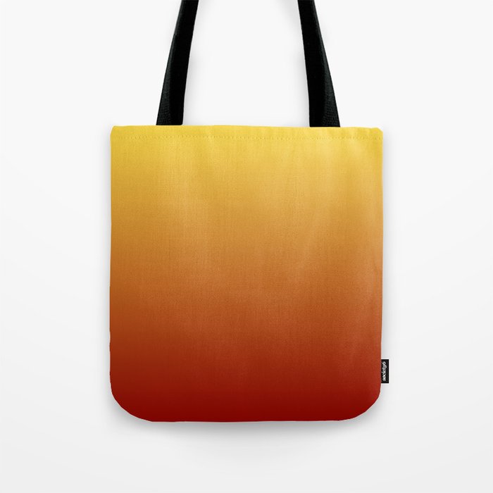 OMBRE RUST YELLOW COLOR Tote Bag Gallery Image 1