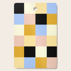 Bold Colorful Checks Pattern - Large XXXV Cutting Board Gallery Image 1