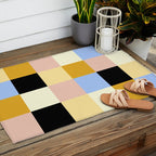 Bold Colorful Checks Pattern - Large XXXV Outdoor Rug Gallery Image 2