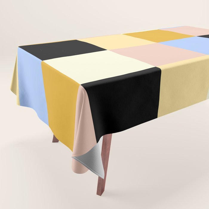 Bold Colorful Checks Pattern - Large XXXV Tablecloth Gallery Image 1