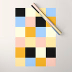 Bold Colorful Checks Pattern - Large XXXV Wrapping Paper Gallery Image 1
