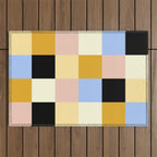 Bold Colorful Checks Pattern - Large XXXV Outdoor Rug Gallery Image 1