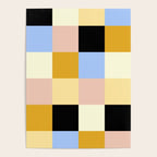 Bold Colorful Checks Pattern - Large XXXV Poster Gallery Image 4