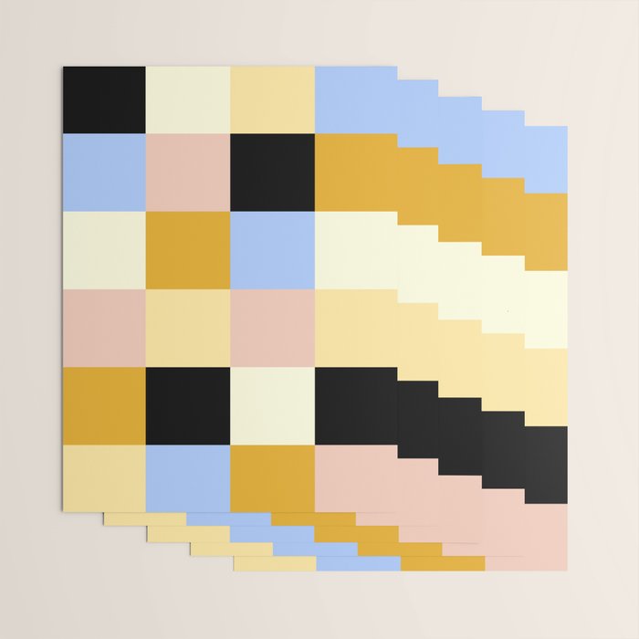 Bold Colorful Checks Pattern - Large XXXV Wrapping Paper Gallery Image 3