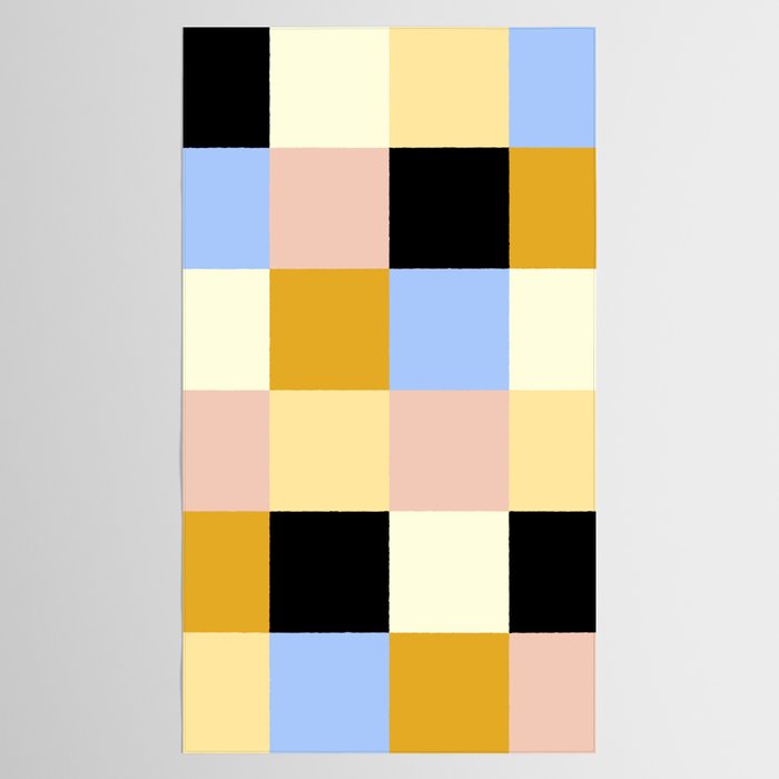 Bold Colorful Checks Pattern - Large XXXV Tablecloth Gallery Image 2