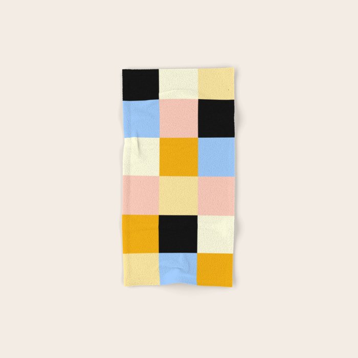 Bold Colorful Checks Pattern - Large XXXV Bath Towel Gallery Image 1