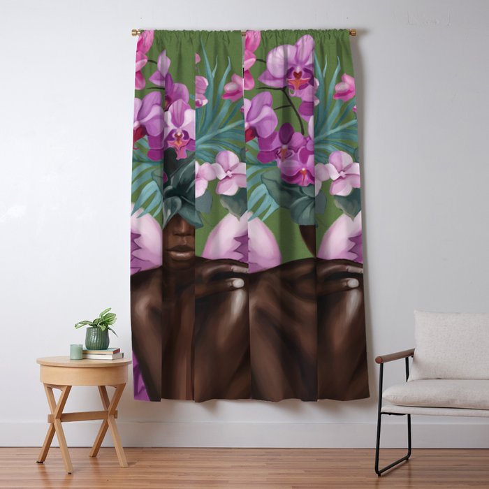 Celestial Bloom Window Curtain Gallery Image 5