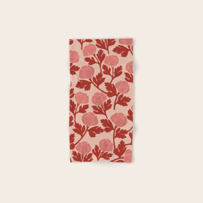 Roses pattern Bath Towel Gallery Image 1