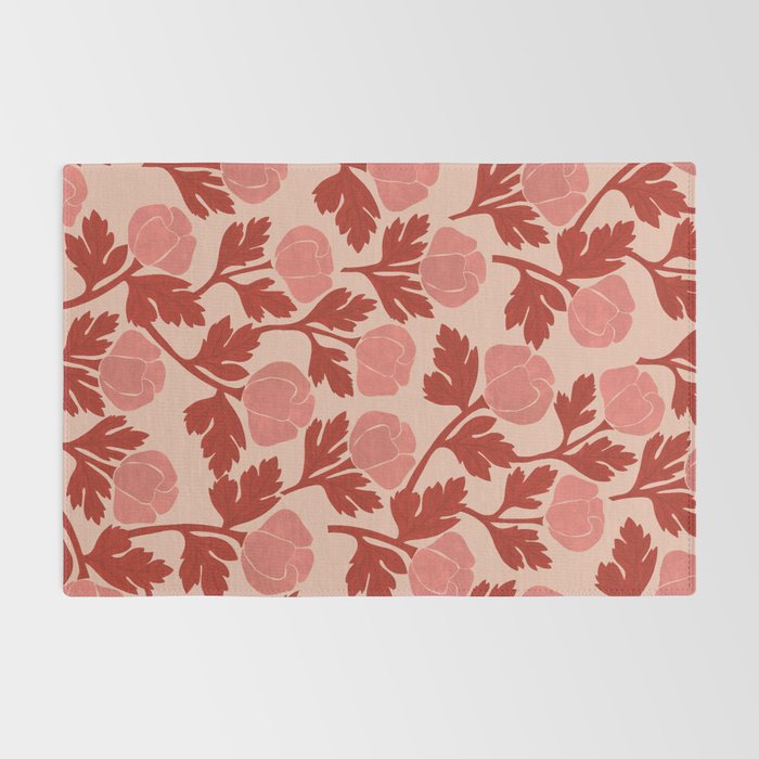 Roses pattern Rug Gallery Image 2