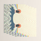 Meowtain cat 5 rainbow wave catzilla  Wrapping Paper Gallery Image 3