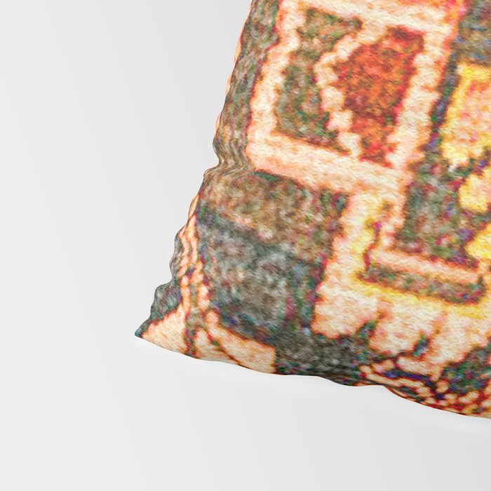 Borujerd Vintage Persian Tribal Rug Print Pillow Sham Gallery Image 4