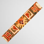 Borujerd Vintage Persian Tribal Rug Print Table Runner Gallery Image 3