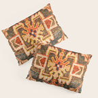 Borujerd Vintage Persian Tribal Rug Print Pillow Sham Gallery Image 3