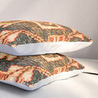 Borujerd Vintage Persian Tribal Rug Print Pillow Sham Gallery Image 3