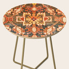 Borujerd Vintage Persian Tribal Rug Print Side Table Gallery Image 2