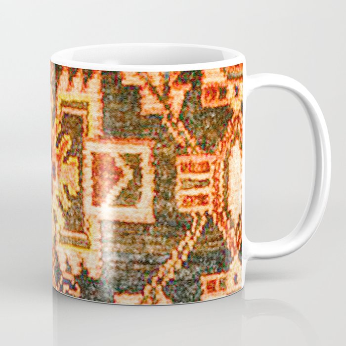 Borujerd Vintage Persian Tribal Rug Print Coffee Mug Gallery Image 1