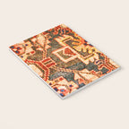 Borujerd Vintage Persian Tribal Rug Print Notebook Gallery Image 3