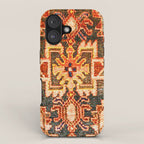 Borujerd Vintage Persian Tribal Rug Print iPhone Case Gallery Image 1