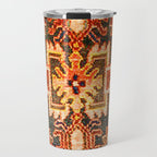 Borujerd Vintage Persian Tribal Rug Print Travel Mug Gallery Image 1