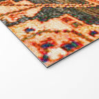Borujerd Vintage Persian Tribal Rug Print Welcome Mat Gallery Image 2